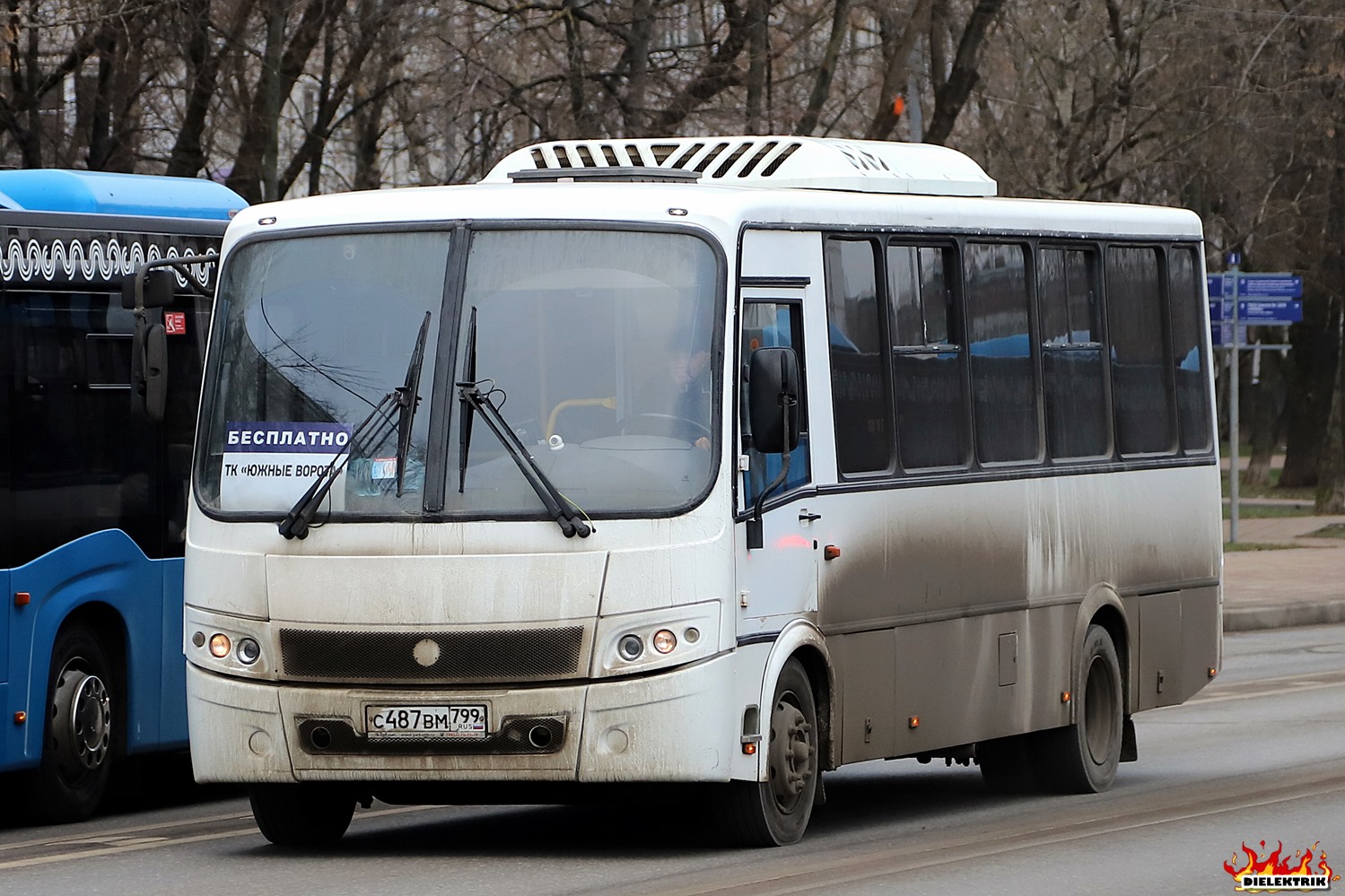 Москва, ПАЗ-320412-04 "Вектор" № С 487 ВМ 799