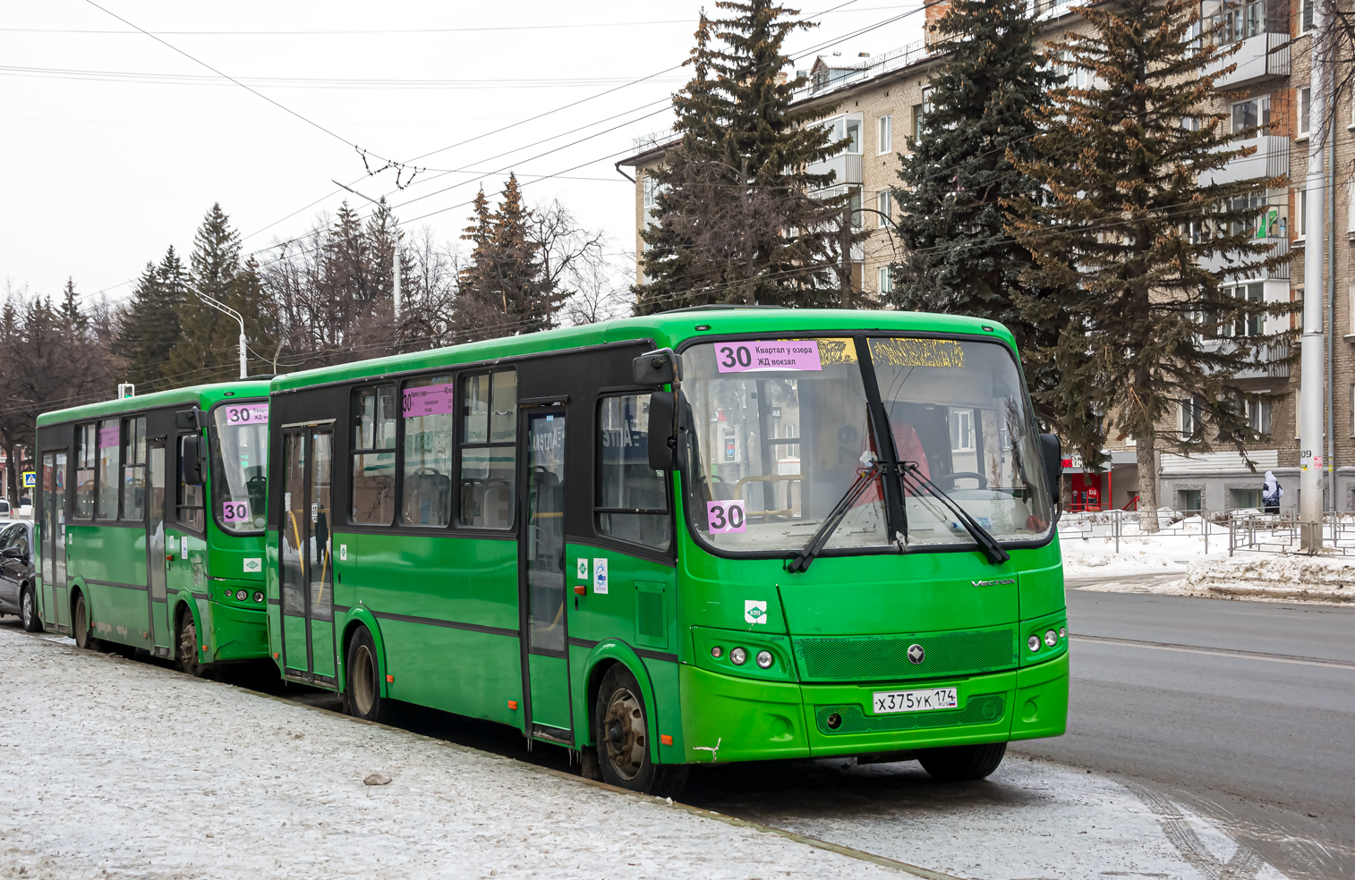 Челябинская область, ПАЗ-320414-14 "Вектор" № У 996 УК 174; Челябинская область, ПАЗ-320414-14 "Вектор" № Х 375 УК 174