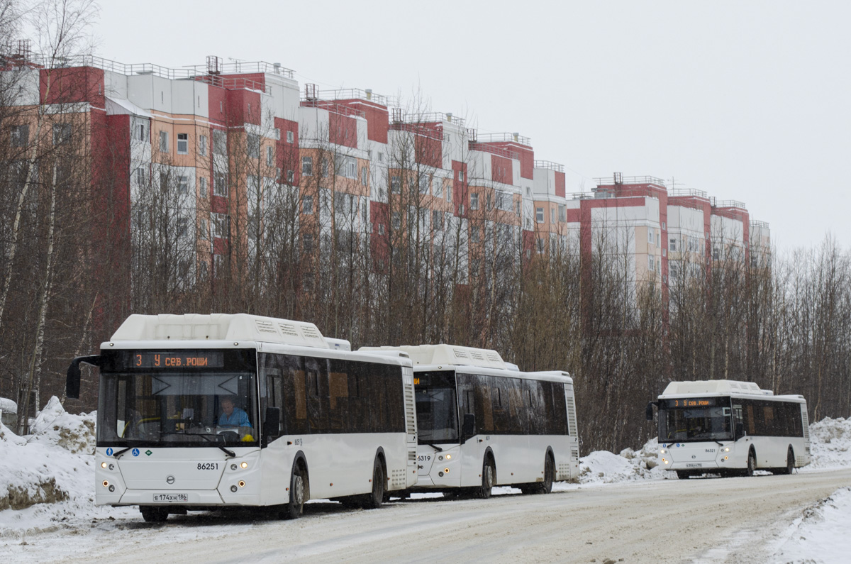 Khanty-Mansi AO, LiAZ-5292.67 (CNG) # 86251; Khanty-Mansi AO, LiAZ-5292.67 (CNG) # 86321