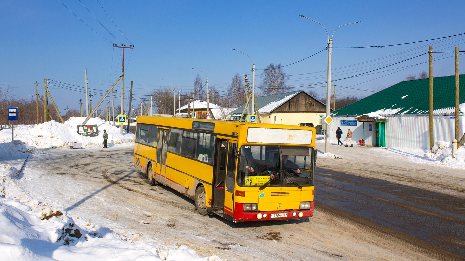 Пермский край, Mercedes-Benz O405 № Е 970 МН 159