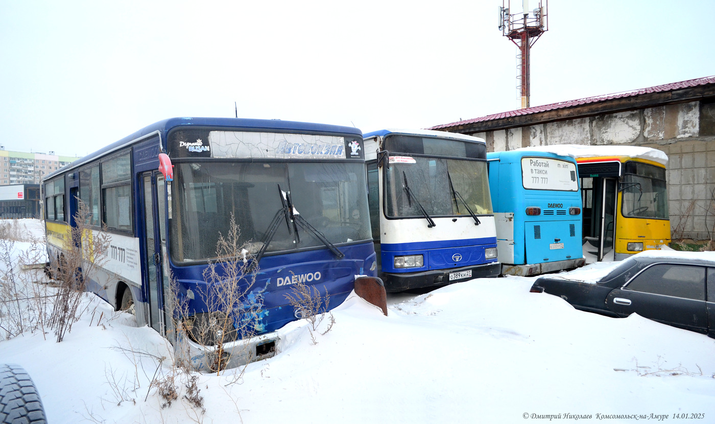 Хабаровский край, Daewoo BS106 Royal City (Busan) № А 923 ХЕ 27; Хабаровский край, Daewoo BS106 Royal City (Busan) № К 580 УТ 27; Хабаровский край, Daewoo BS106 Royal City (Busan) № Н 937 УА 27; Хабаровский край — Разные фотографии