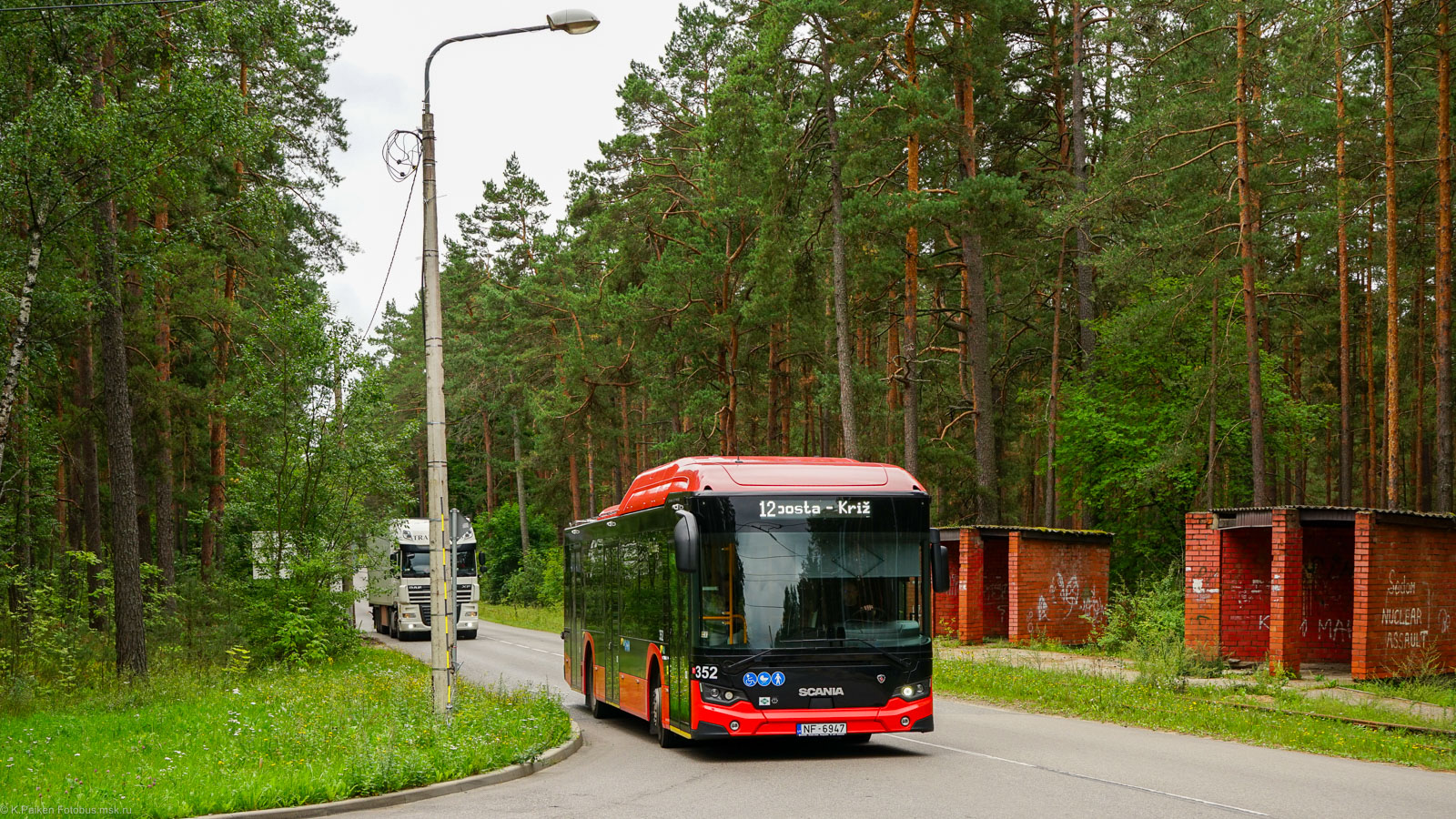 Латвия, Scania Citywide LF II 12.1 № 352