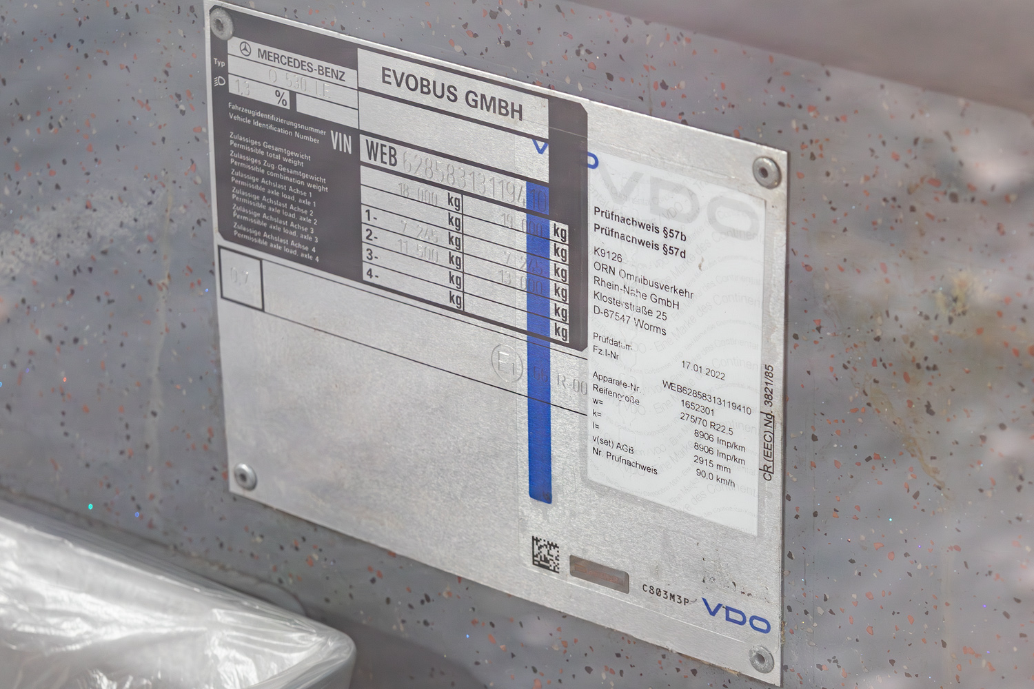 Баден-Вюртемберг, Mercedes-Benz O530LE Citaro facelift LE № [119410]