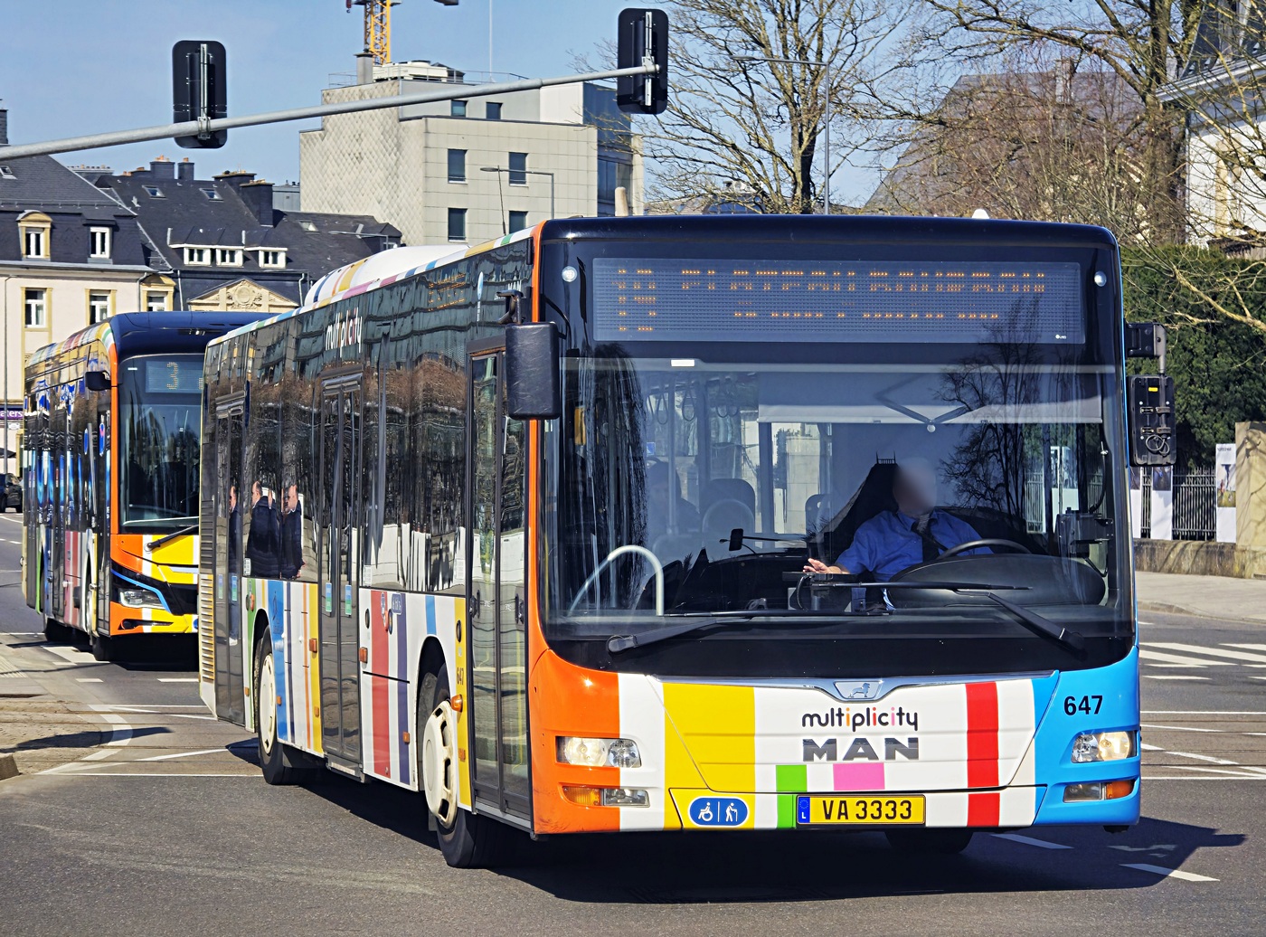 Люксембург, MAN A21 Lion's City NL323 № 647