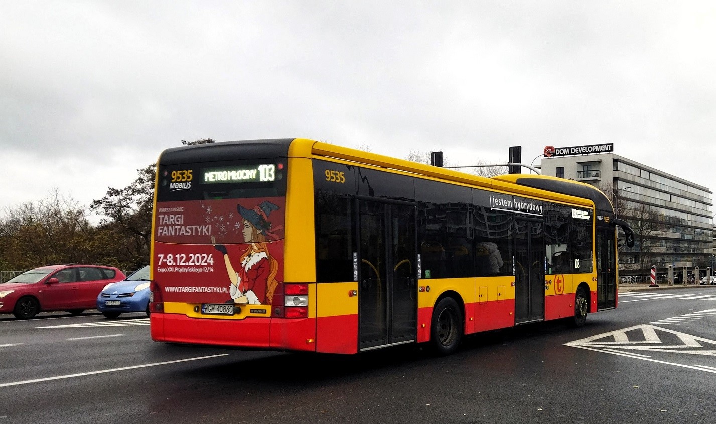 Польша, MAN A37 Lion's City Hybrid NL253 № 9535