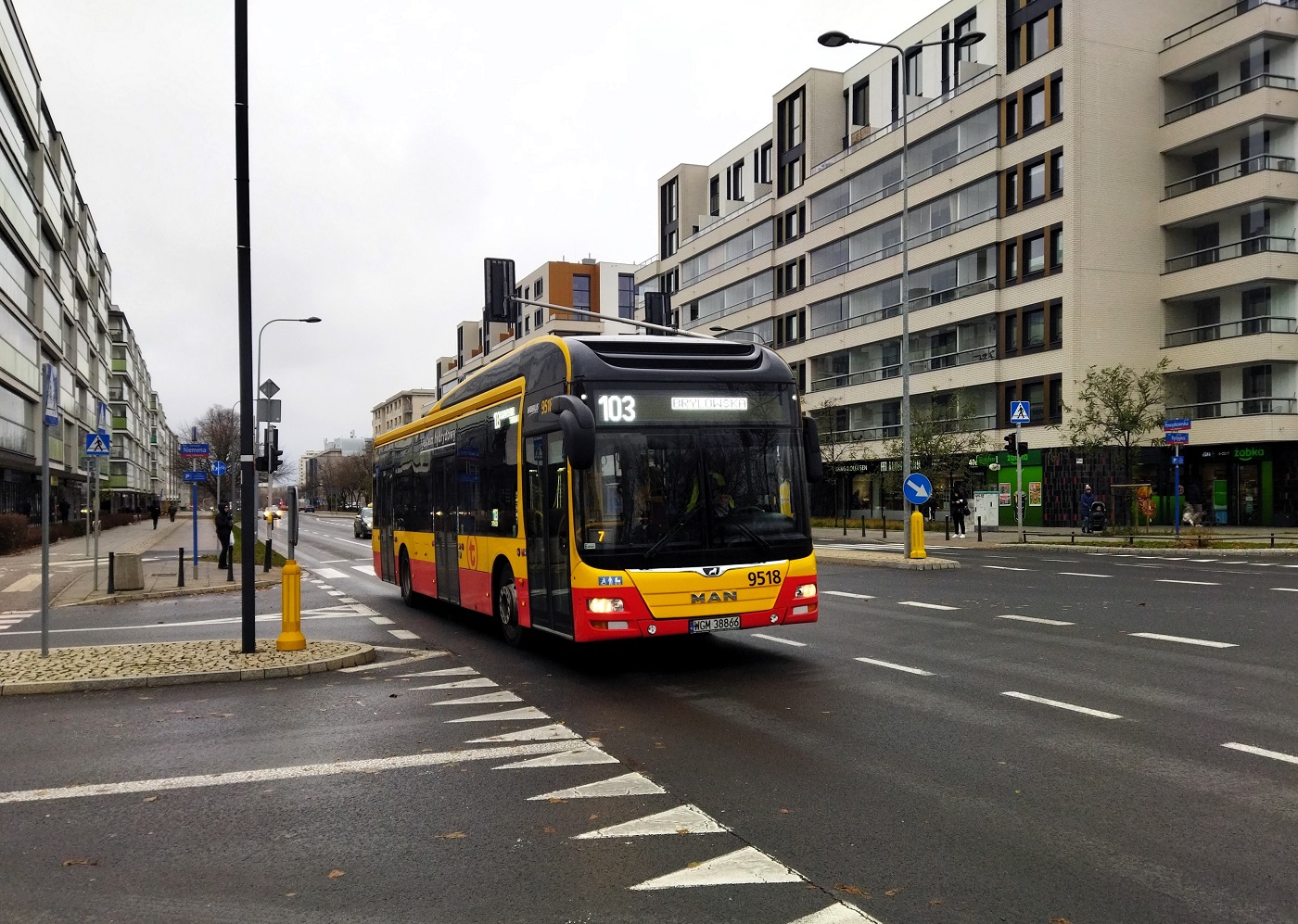 Польша, MAN A37 Lion's City Hybrid NL253 № 9518