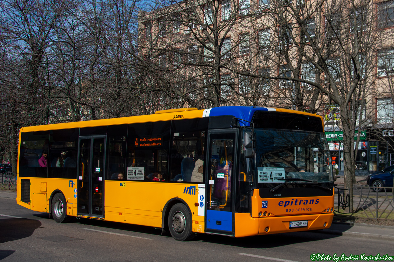 Черкасская область, VDL Berkhof Ambassador 180 № 740