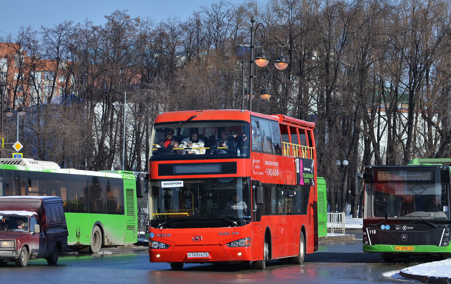 Tumen region, Higer KLQ6109GS № Р 749 РВ 72