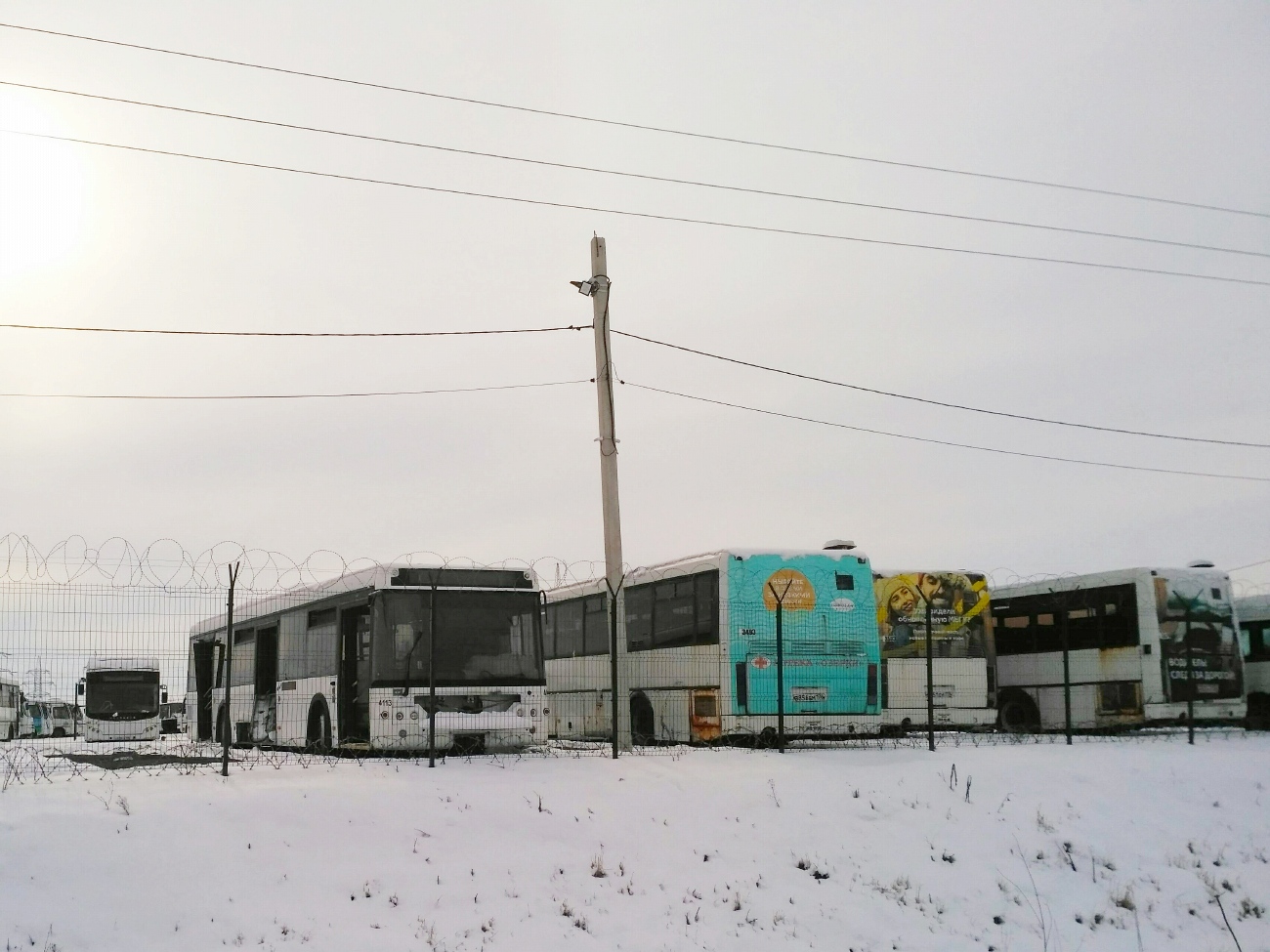 Санкт-Петербург — Автобусные парки и стоянки