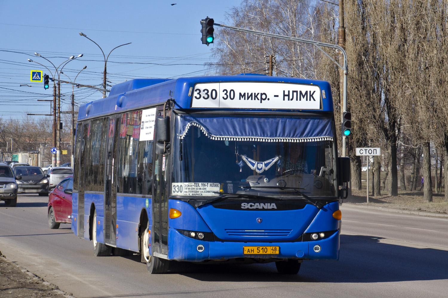 Липецкая область, Scania OmniLink II (Скания-Питер) № АН 510 48