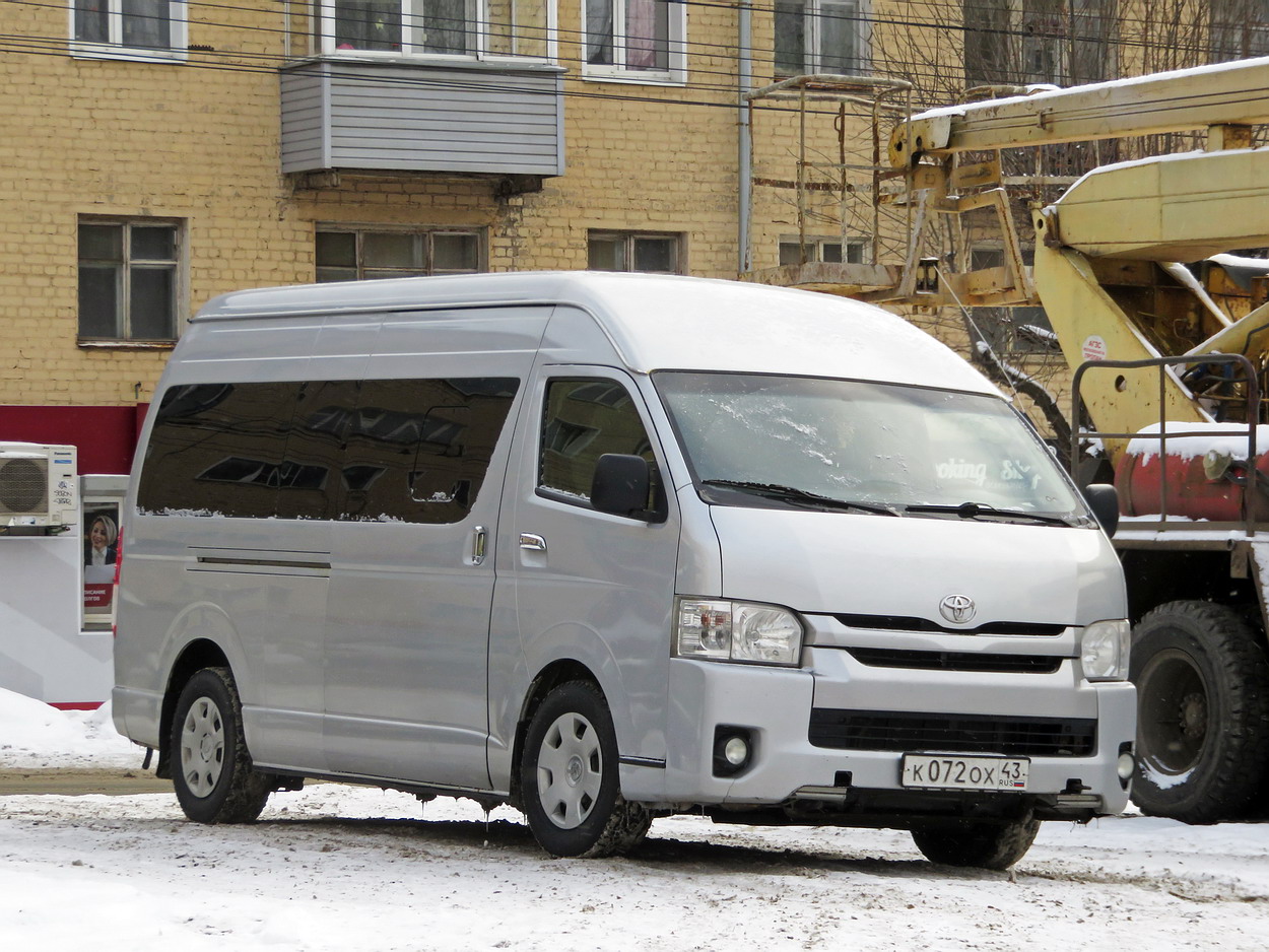 Кировская область, Toyota HiAce TRH223L № К 072 ОХ 43