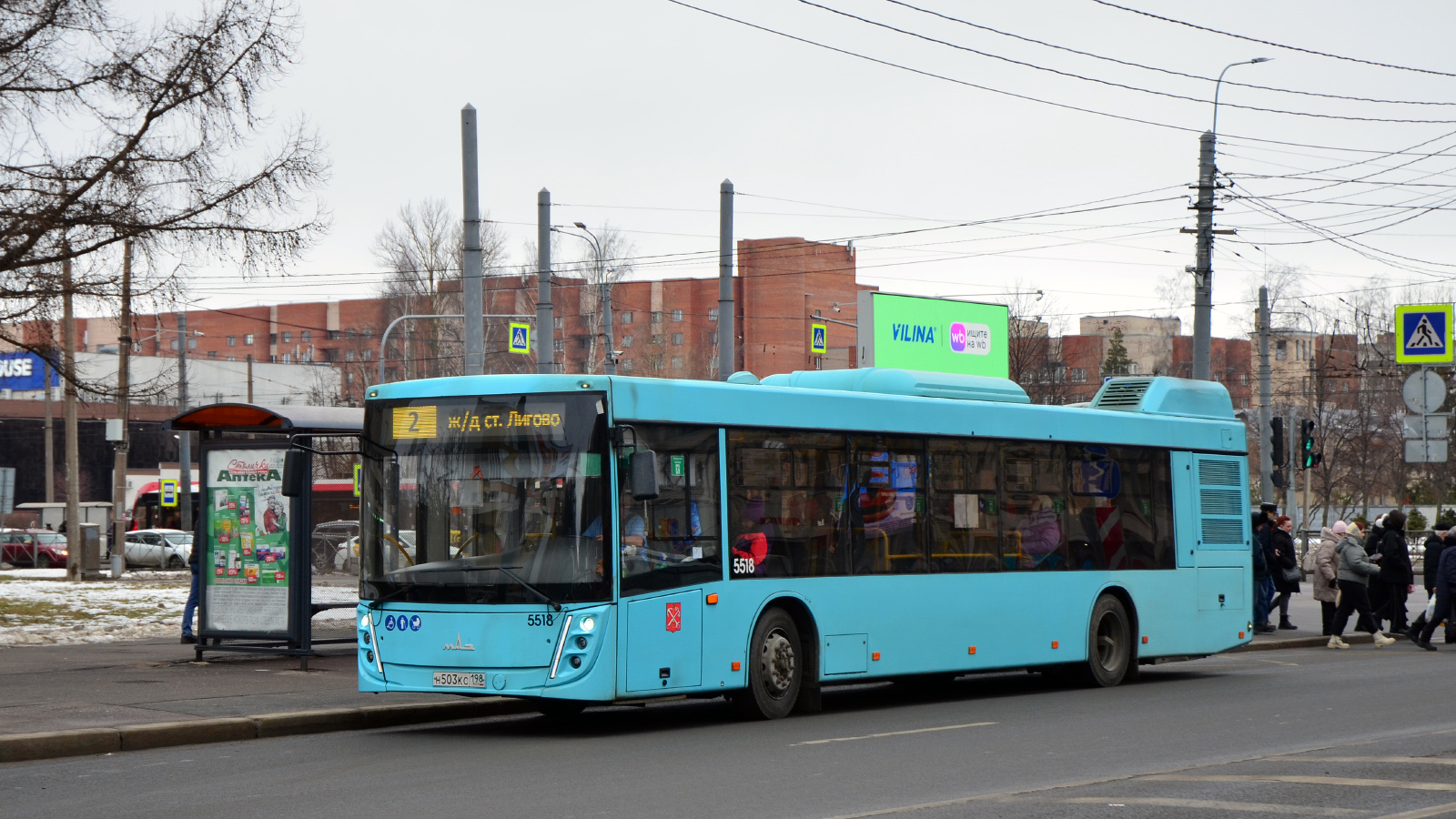 Санкт-Петербург, МАЗ-203.047 № 5518