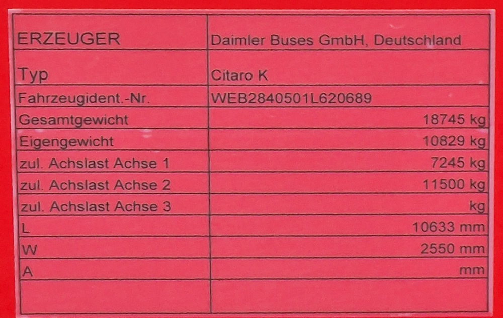 Austrija, Mercedes-Benz Citaro C2 K Nr. 1052