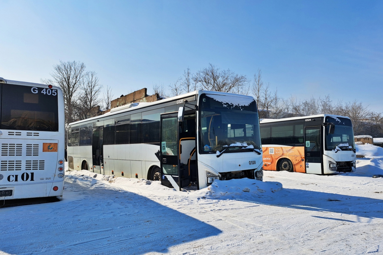 Астана, IVECO Crossway LINE 13M (СарыаркаАвтоПром) № G520