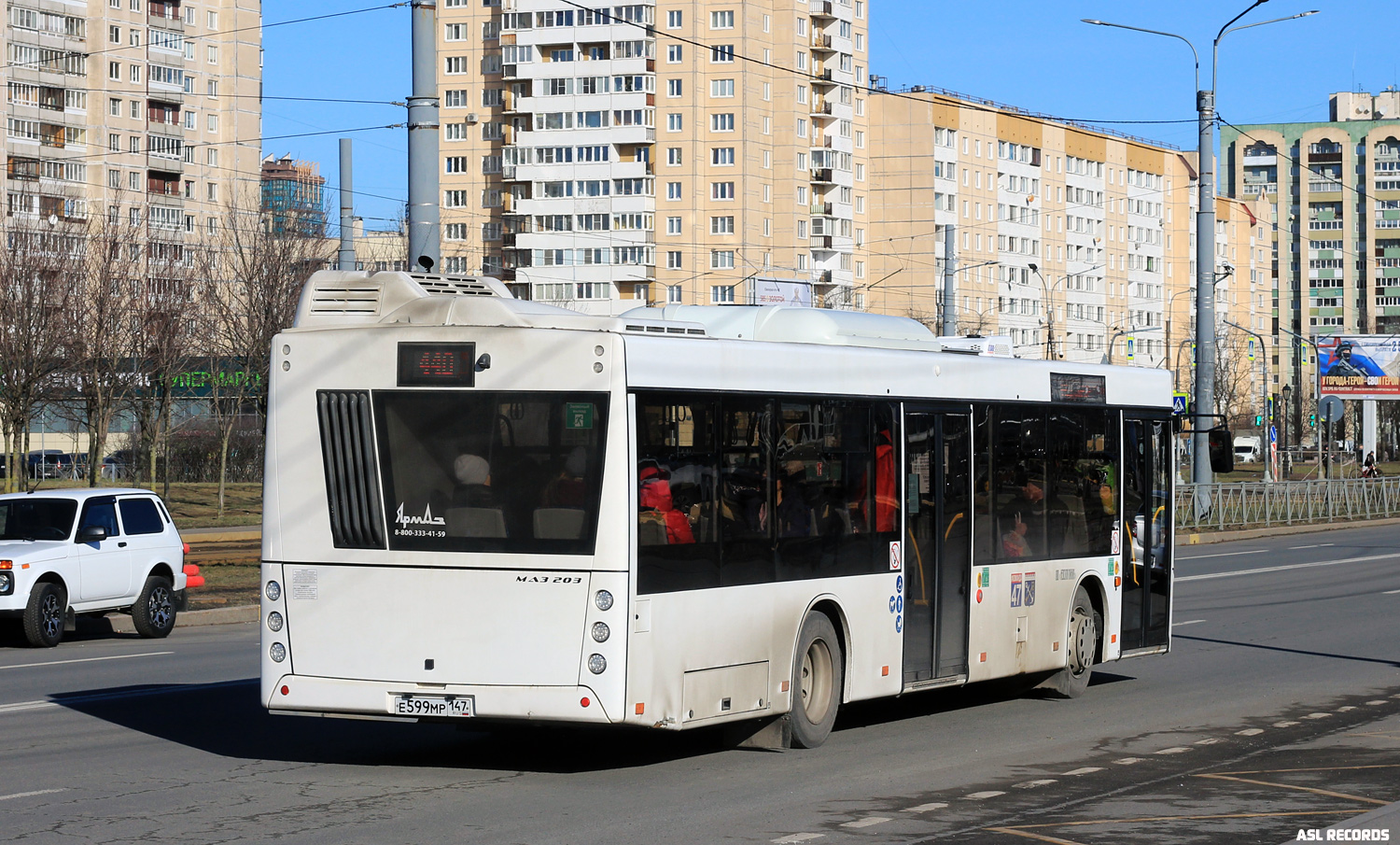Ленинградская область, МАЗ-203.147 № Е 599 МР 147