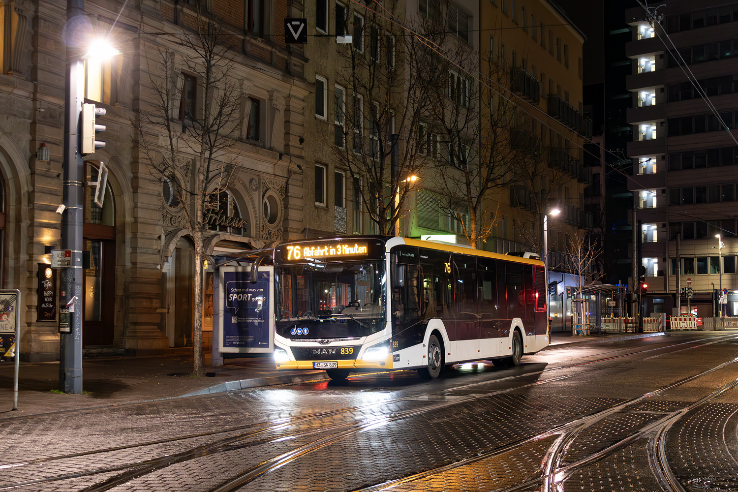Rhineland-Palatinate, MAN 12C Lion's City 12 NL330 EfficientHybrid № 839