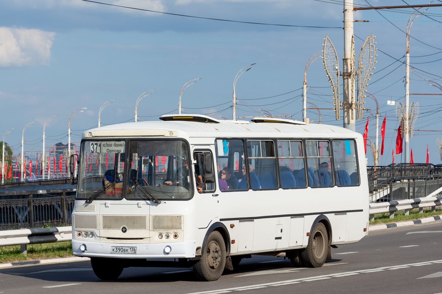 Воронежская область, ПАЗ-4234-05 № К 390 ВК 136