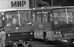 Hungary, Ikarus 256.50V # BU 36-99; Saint Petersburg, Ikarus 250.12 # 0391