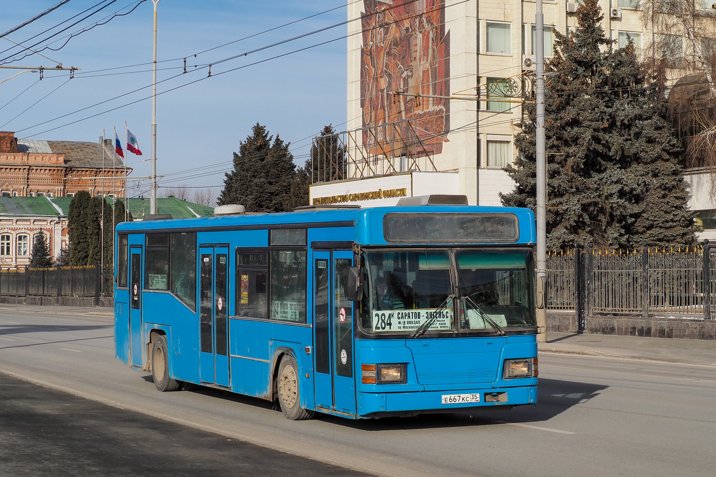 Саратовская область, Scania CN113CLL MaxCi № Е 667 КС 35