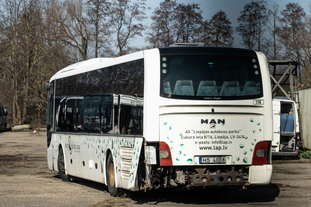 Латвия, MAN R12 Lion's Regio ÜL324 № 118; Латвия, Universāls № JG-4421