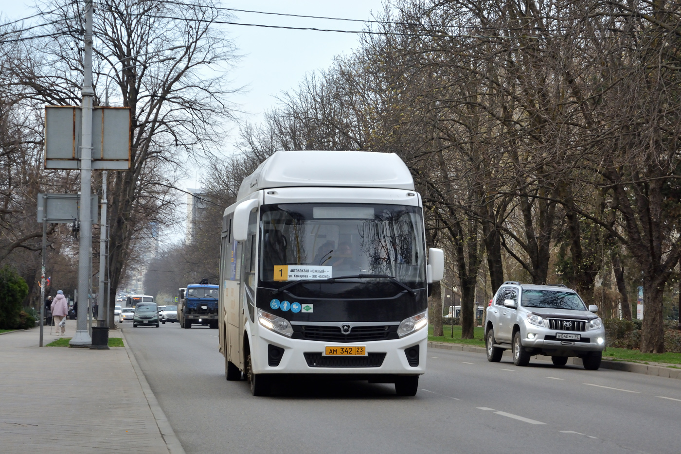 Краснодарский край, ПАЗ-320415-14 "Vector Next" № АМ 342 23