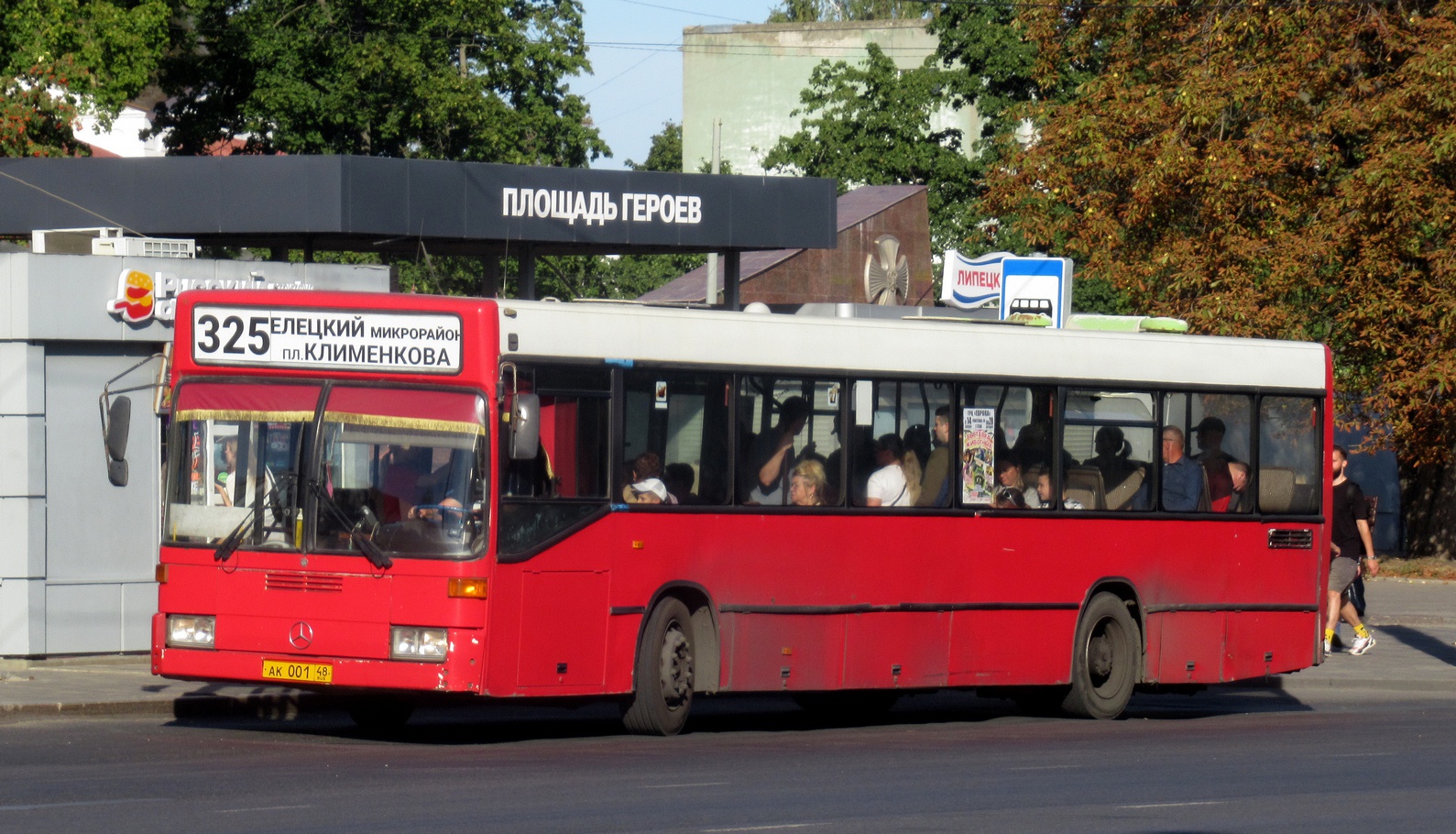 Липецкая область, Mercedes-Benz O405N № АК 001 48
