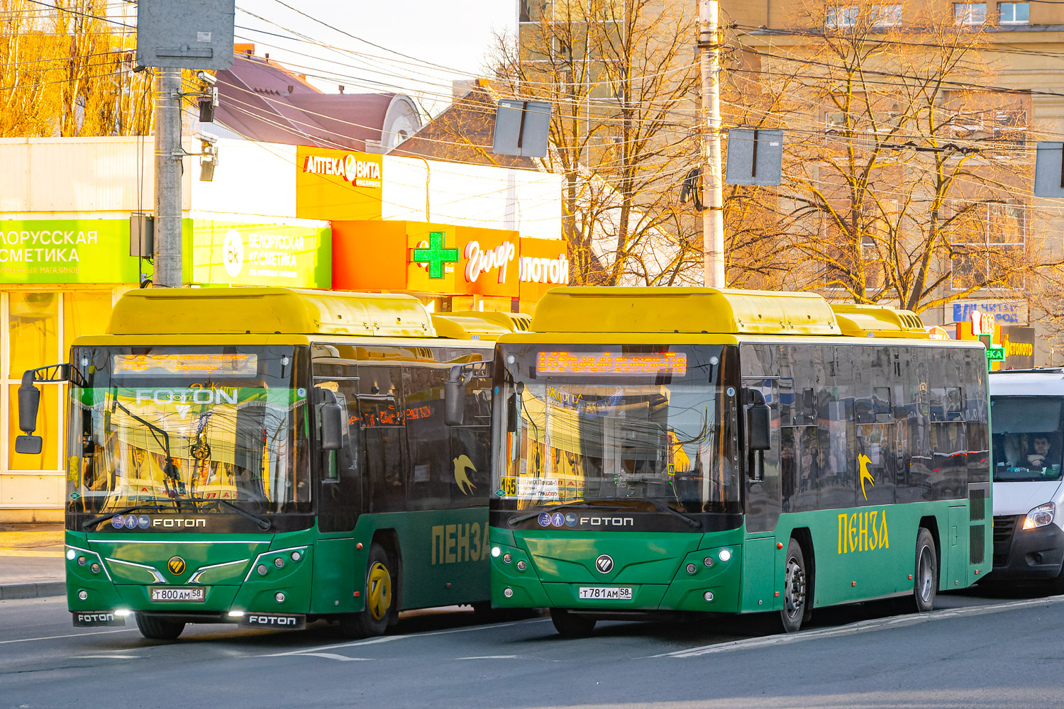 Пензенская область, Foton BJ6105C6MCD-1 № Т 781 АМ 58