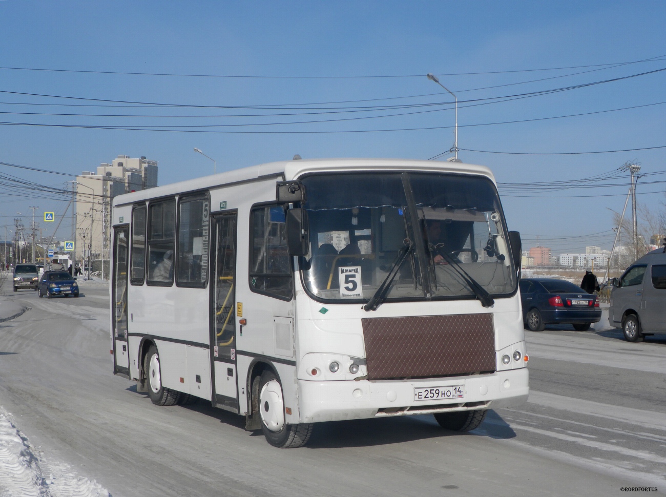 Саха (Якутия), ПАЗ-320302-08 № Е 259 НО 14