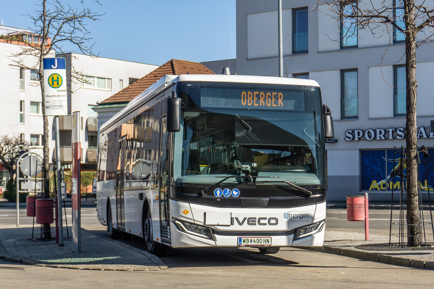 Австрия, IVECO Crossway LE LINE 12M ELEC № WB 490 HN