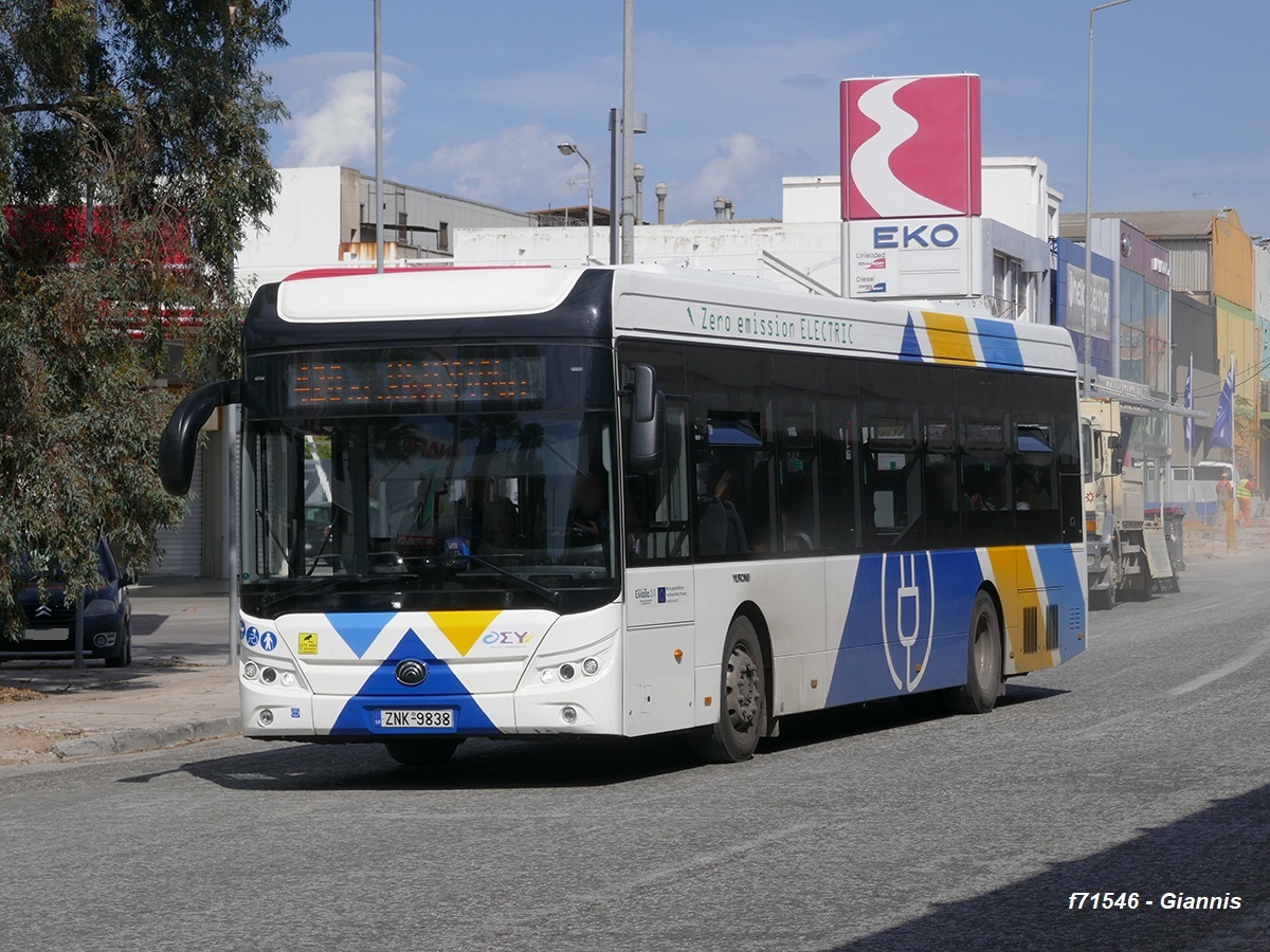 Greece, Yutong E12 (ZK6128BEVG) № 9838