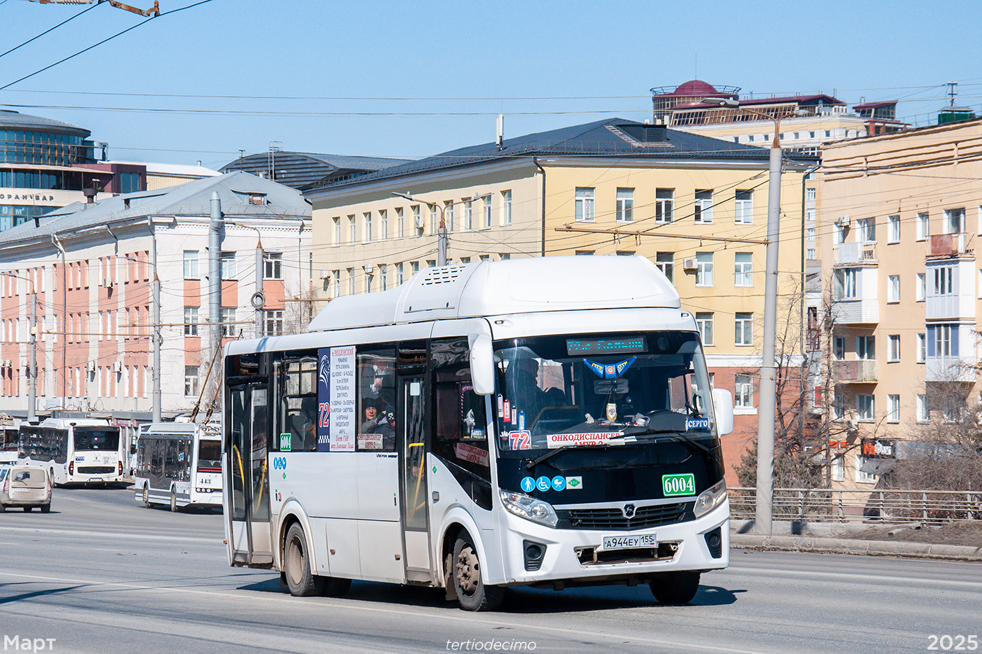 Omsk region, PAZ-320415-14 "Vector Next" č. 6004