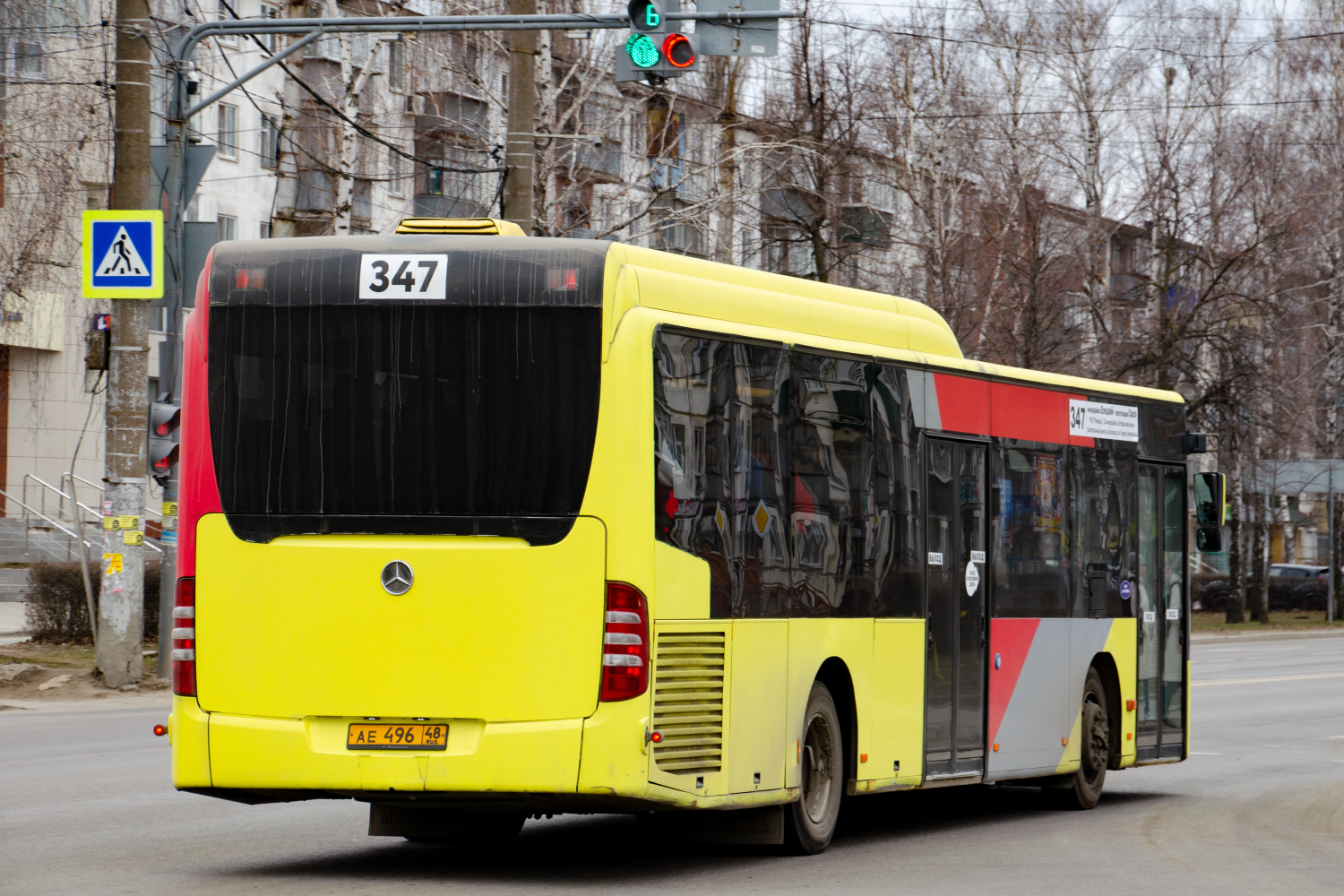Липецкая область, Mercedes-Benz O530LE Citaro facelift LE № АЕ 496 48