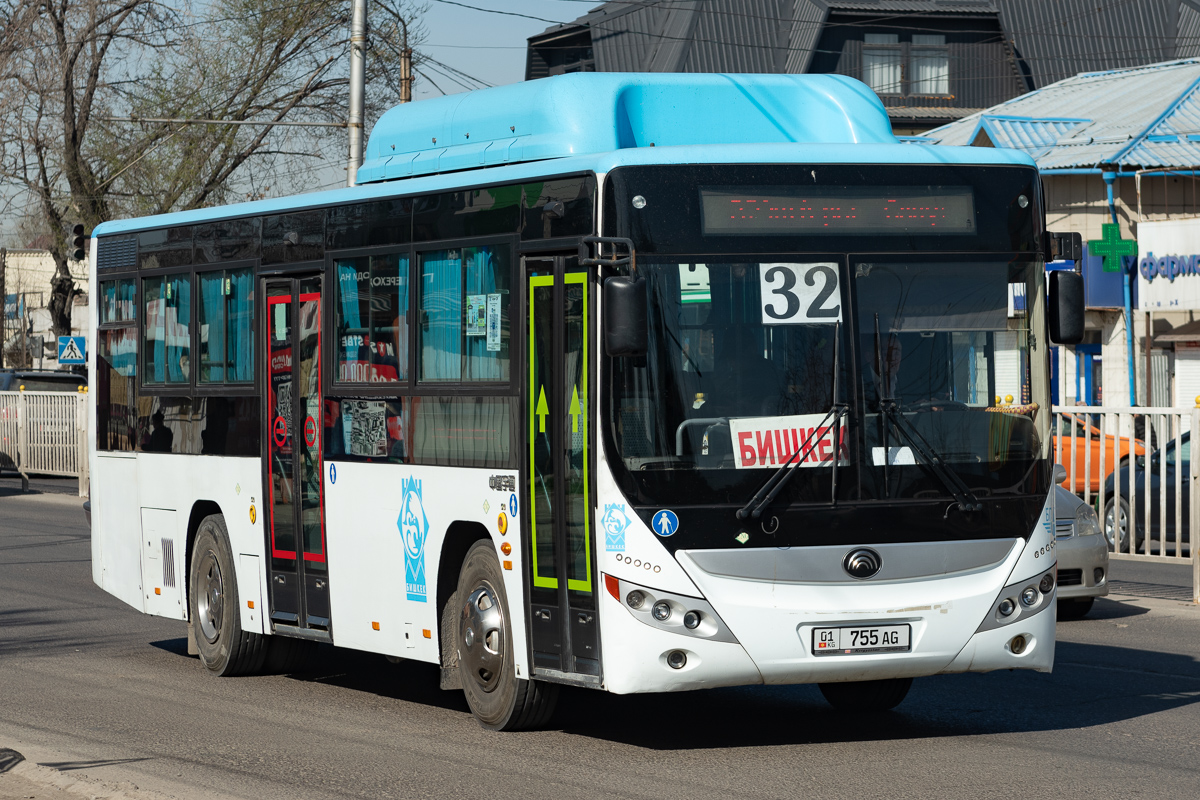 Кыргызстан, Yutong ZK6108HGH № 01 755 AG