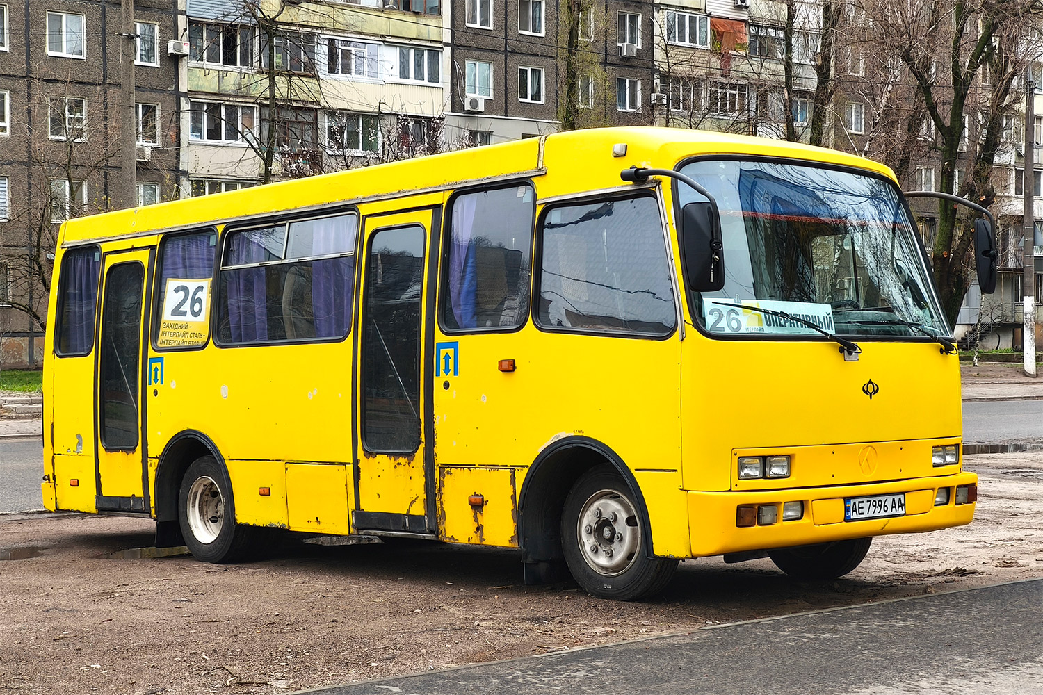 Днепропетровская область, Богдан А091 № AE 7996 AA