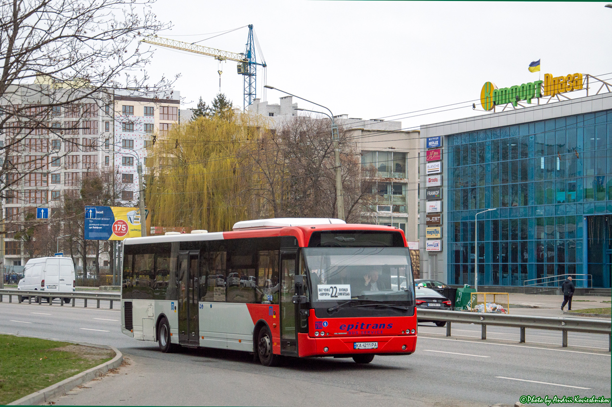 Черкасская область, VDL Berkhof Ambassador 200 № 760