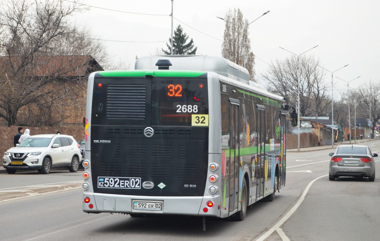 Алматы, Golden Dragon XML6125CN (Hyundai Trans Auto) № 2688
