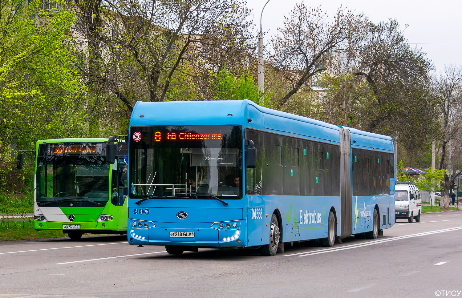 Узбекистан, King Long XMQ6180BGWBEV № 04333