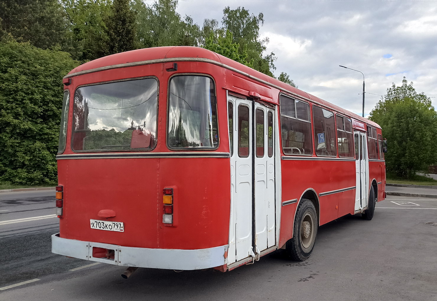 Москва, ЛиАЗ-677МБ № Х 703 КО 797