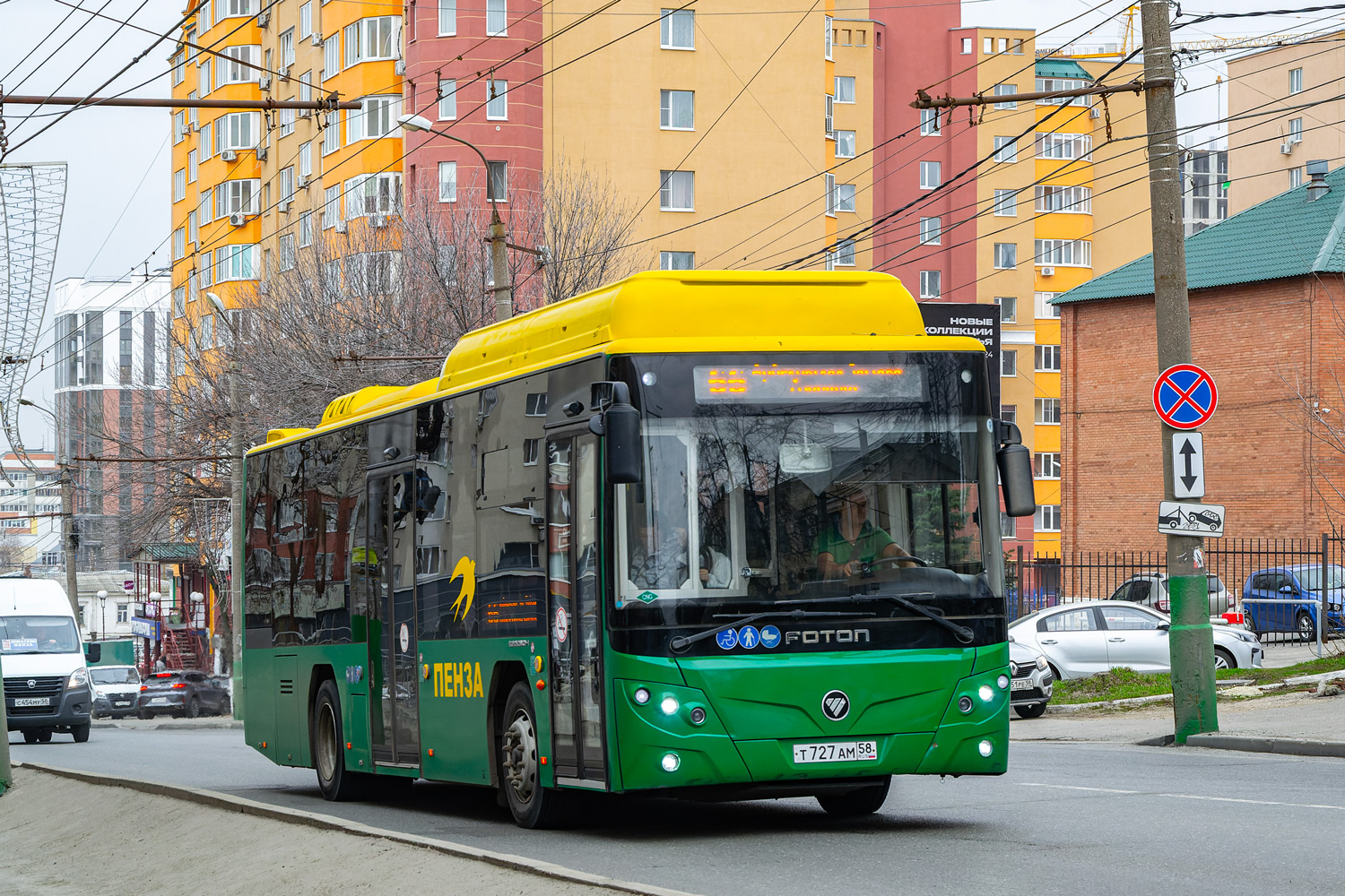 Пензенская область, Foton BJ6105C6MCD-1 № Т 727 АМ 58