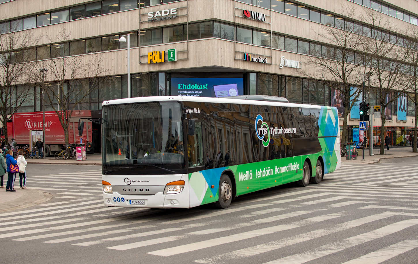 Финляндия, Setra S418LE business № KUR-655