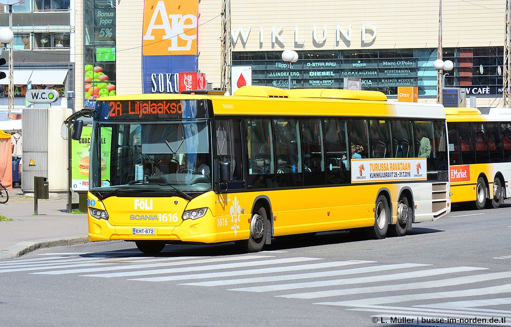 Финляндия, Scania Citywide LE № 1616