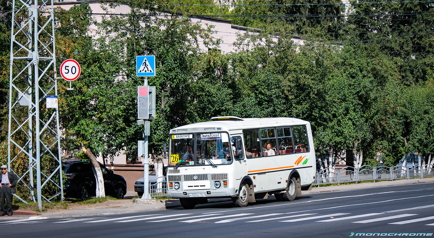 Томская область, ПАЗ-32054 № К 322 ЕС 70