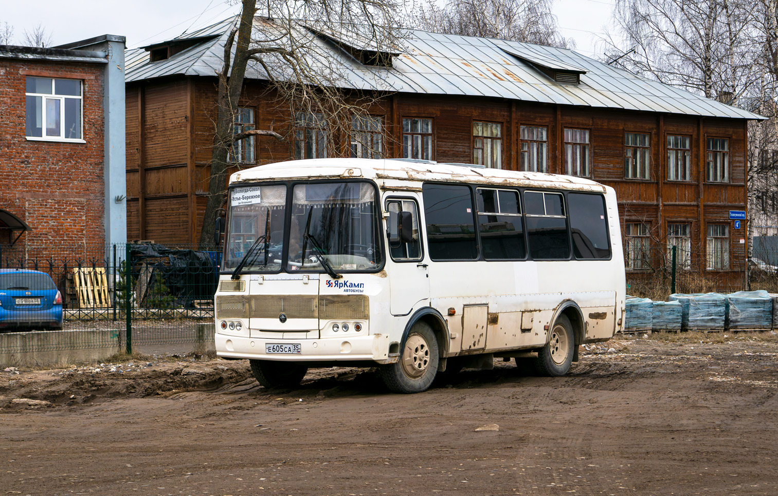 Вологодская область, ПАЗ-32053-04 № Е 605 СА 35
