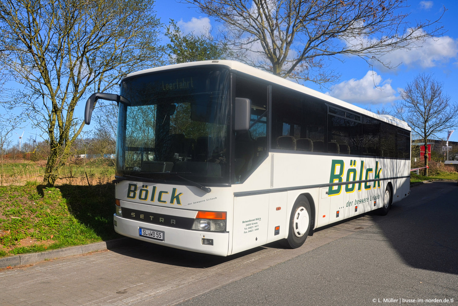 Шлезвиг-Гольштейн, Setra S315UL № SL-WB 55; Шлезвиг-Гольштейн — Frühlingsfest Reisedienst Bölck 05.-06.04.2025