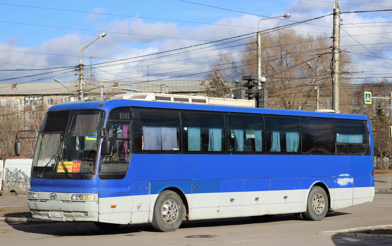 Krasnojarský kraj, Hyundai AeroExpress HSX č. Т 622 УН 124 Krasnojarský kraj, Hyundai AeroExpress HSX č. Т 622 УН 124