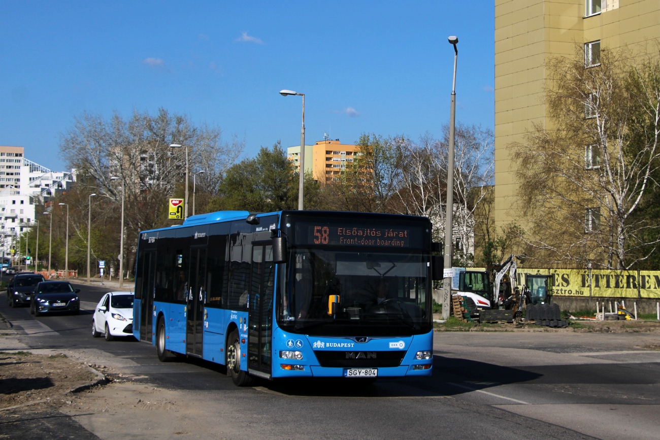 Венгрия, MAN A21 Lion's City NL283 № SGY-804