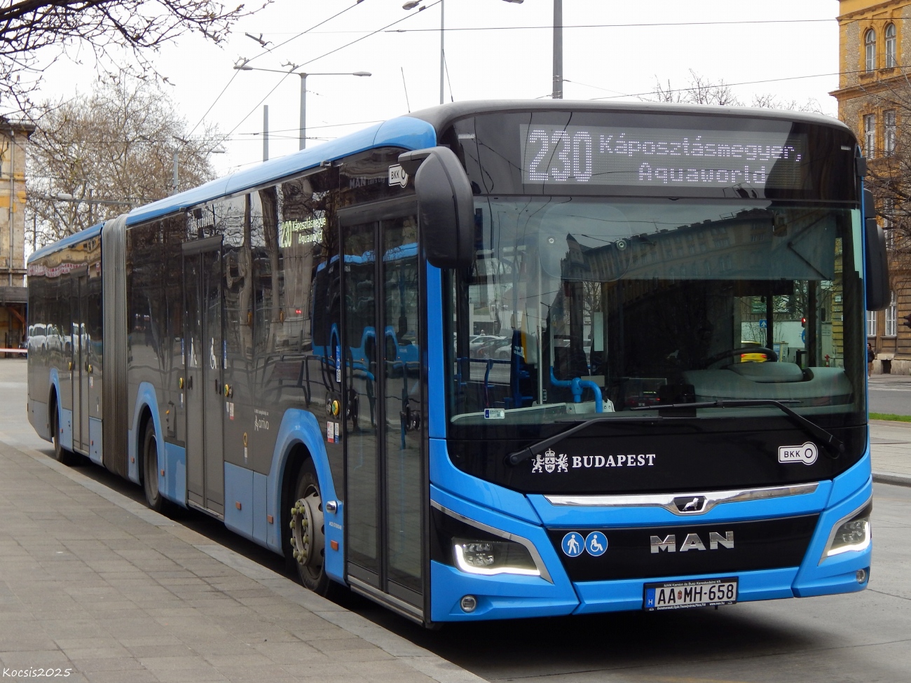 Венгрия, MAN 18C Lion's City 18 NG330 № AA MH-658