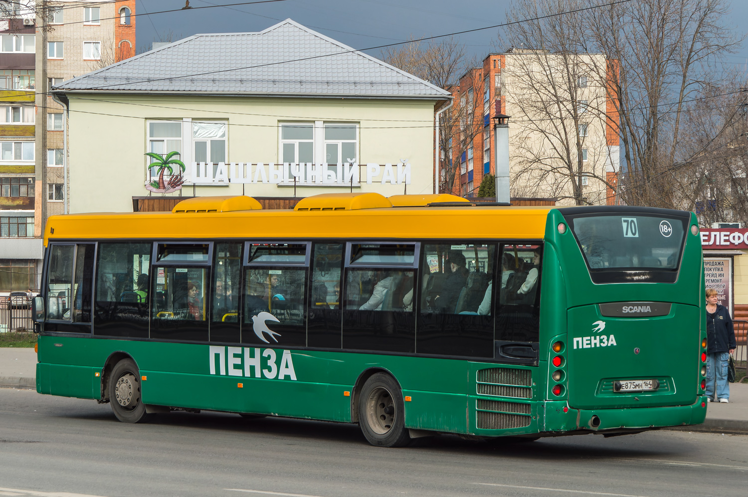 Пензенская область, Scania OmniLink II (Скания-Питер) № Е 875 МН 164