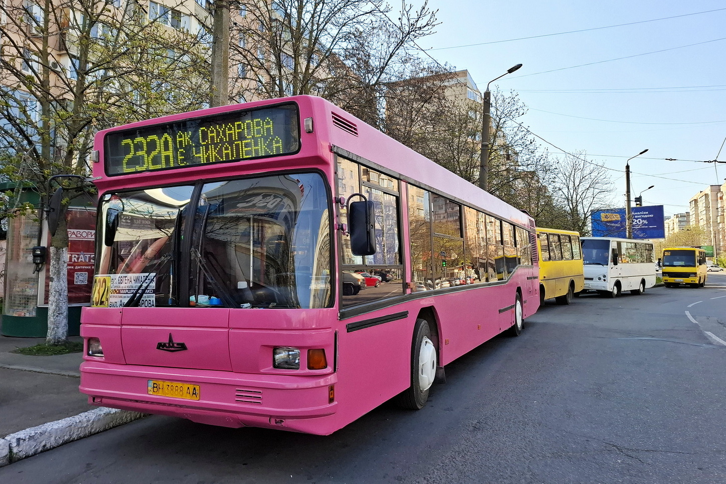 Odessa region, MAZ-103.075 # 7107