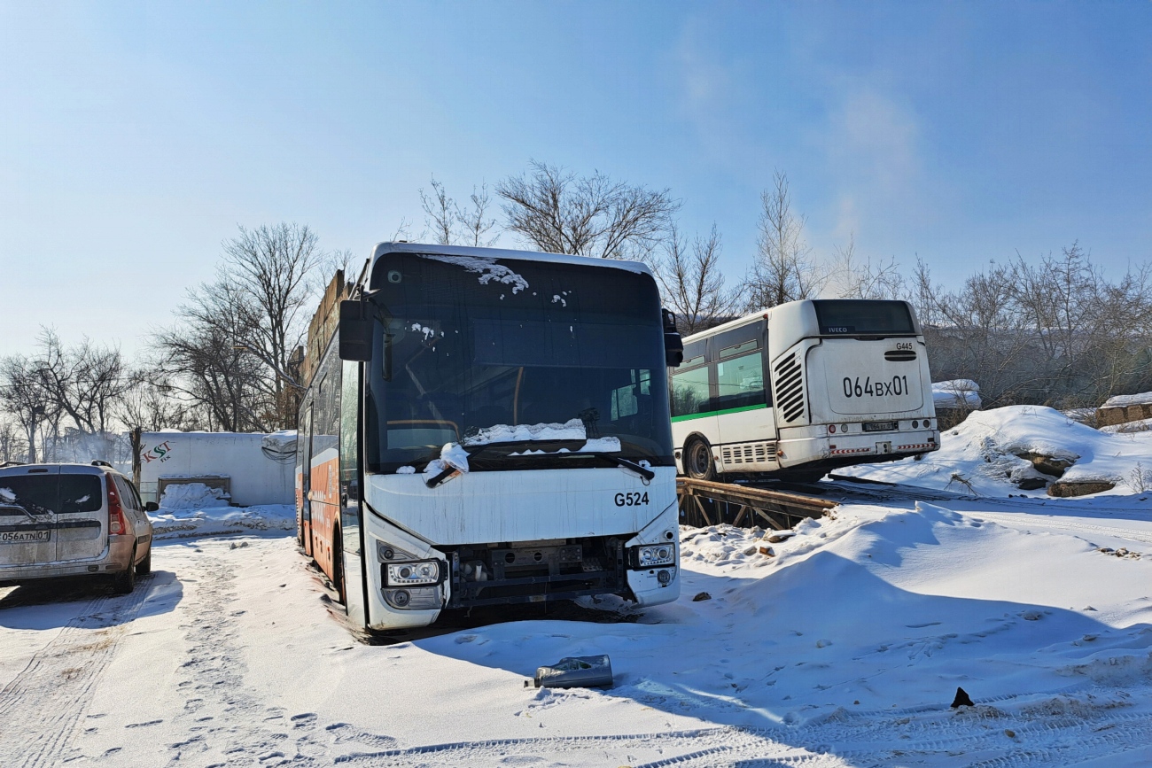 Астана, IVECO Crossway LINE 13M (СарыаркаАвтоПром) № G524